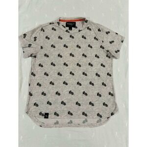 Brooklyn Standard Graphic Print T shirt Mens Size L Short Sleeve Crew Neck Gray